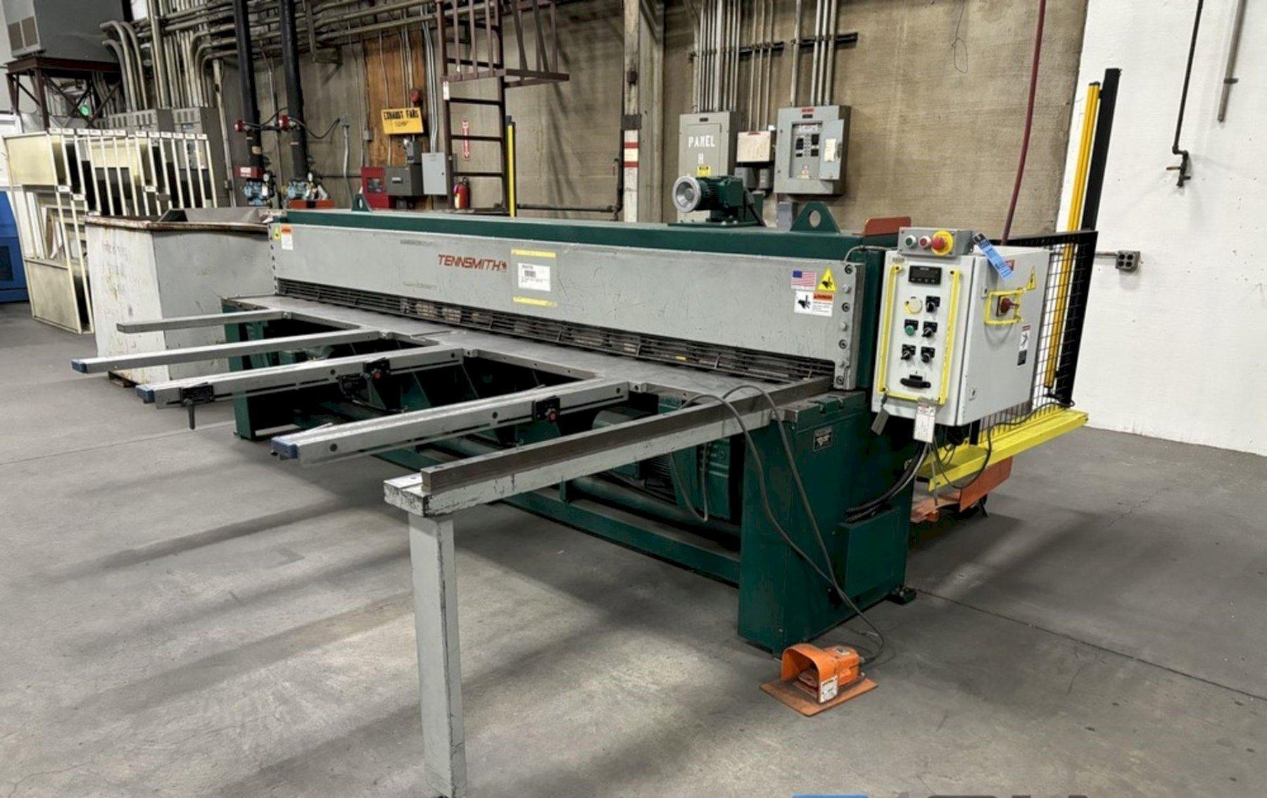 10 ga. x 12 ft, Used Tennsmith Power Shear, Model LM1210