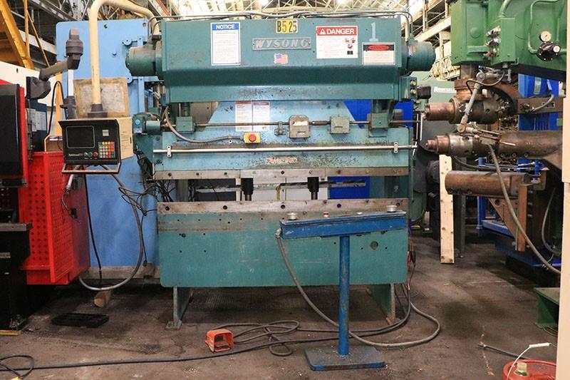 40 TON x 6' WYSONG HYDRA-MECHANICAL PRESS BRAKE, MODEL H-4072