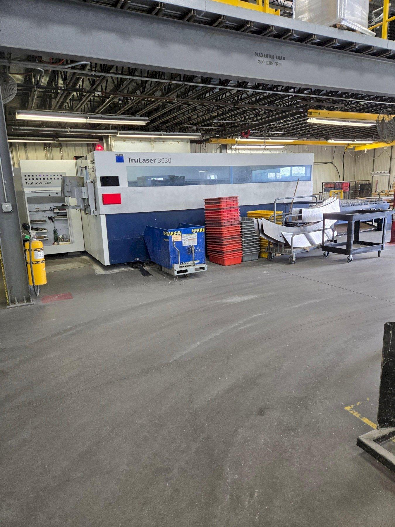 2017 Trumpf Trulaser 3030 Laser Cutting System (#5676)
