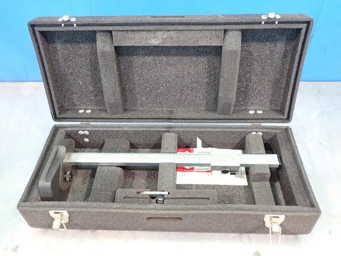 STARRETT 20" 510mm VERNIER HEIGHT GAGE W/CASE  -  254E&M