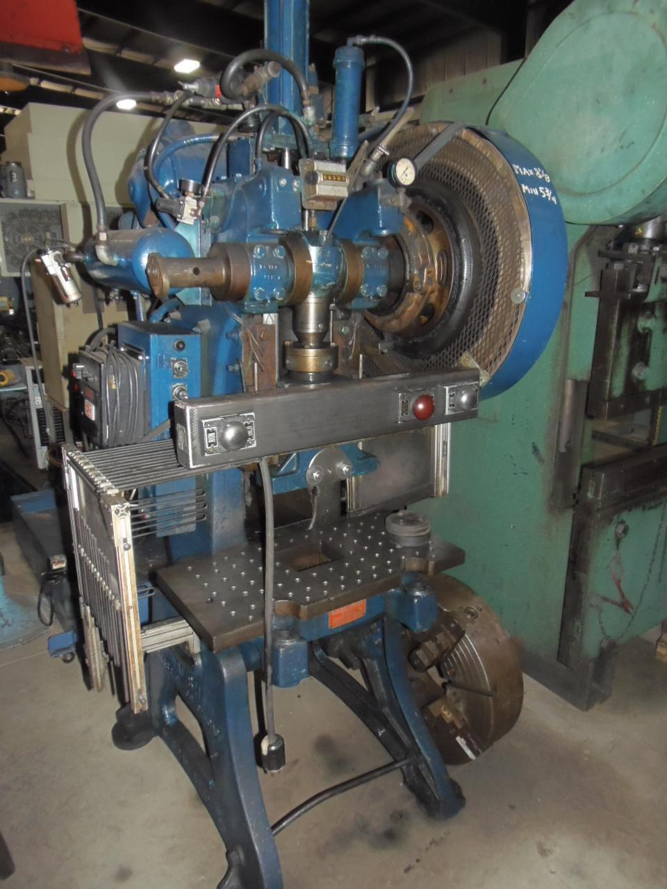 28 TON WALSH O.B.I PRESS, BACK GEARED, SINGLE CRANK, MODEL 28X, A.C.
