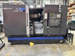 Hwacheon T2-2T SMC Used Twin Spindle Twin Turret CNC Lathe For Sale - 2013