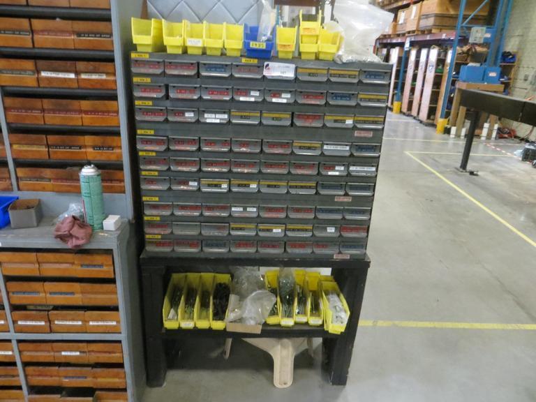 Equipto 72 Drawer Index w Contents- Auction Item