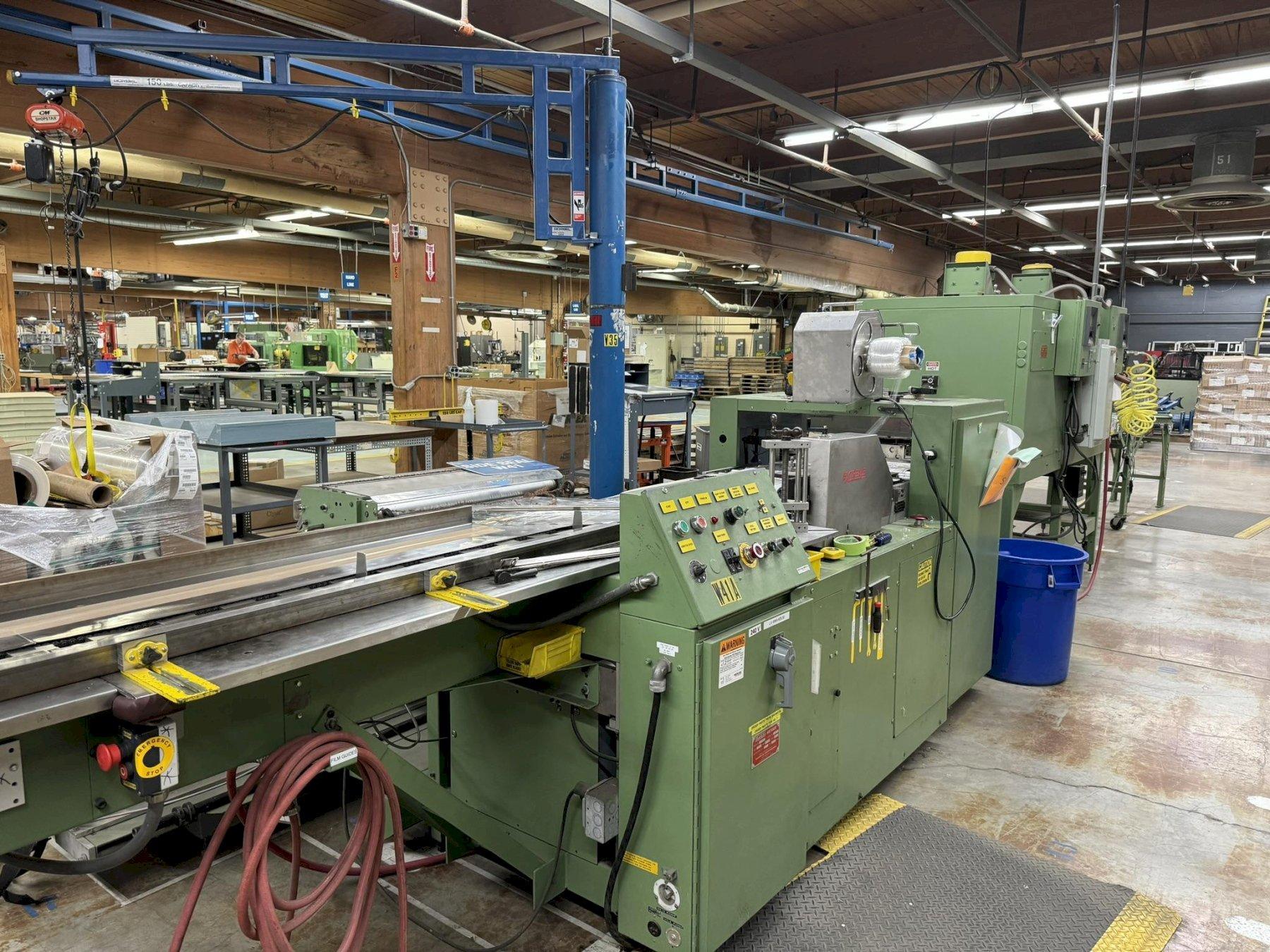 Shanklin HS 1 Auto Infeed Side Seal Shrink Wrap, W/ Extreme Side Seal Upgrade, & T 72 Dual Chamber Heat Tunnel
