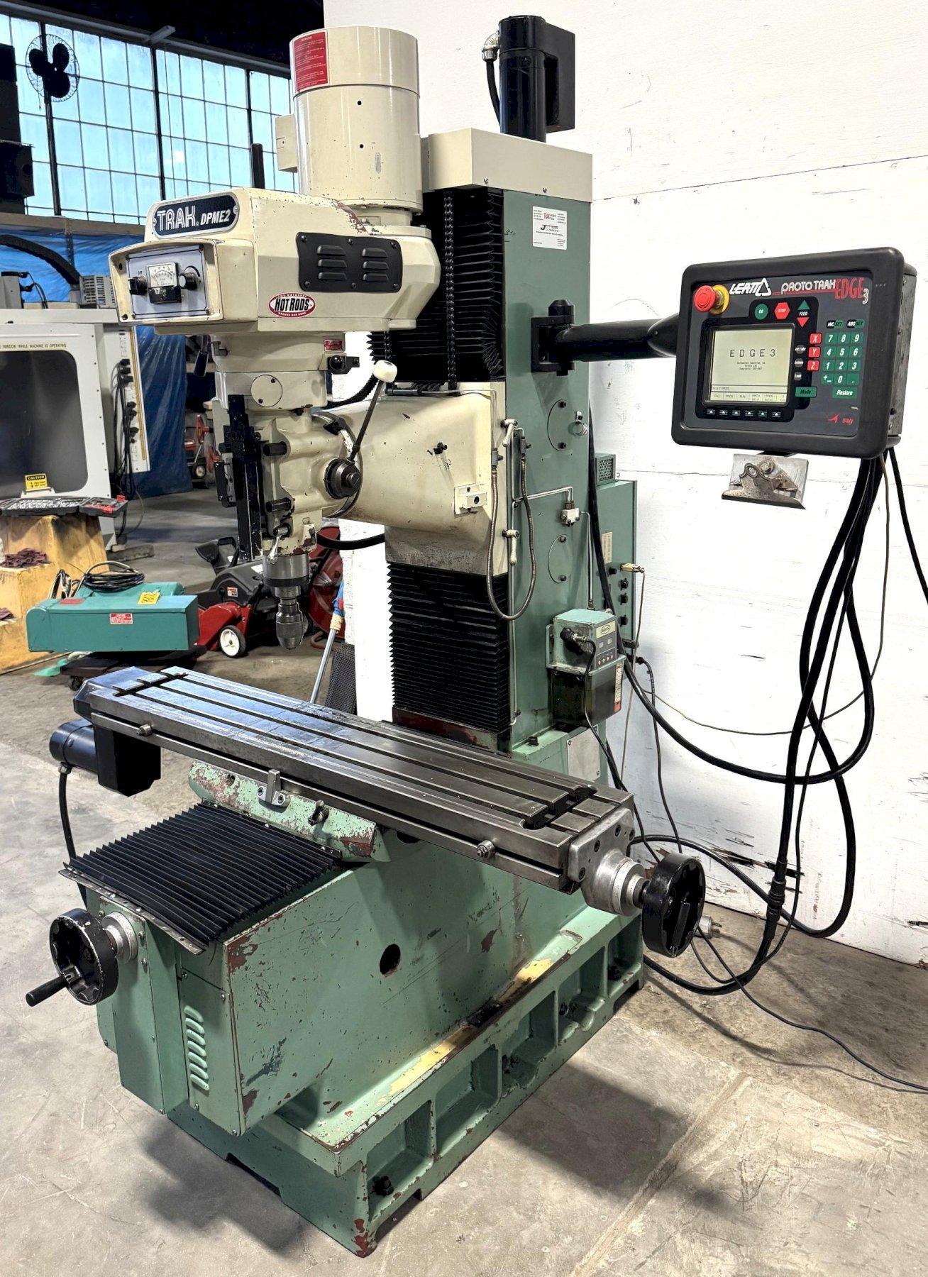 SWI TRAK CNC Vertical Mill DPME2, 3-Axis, Bed Type, Edge 3 Control, 2004