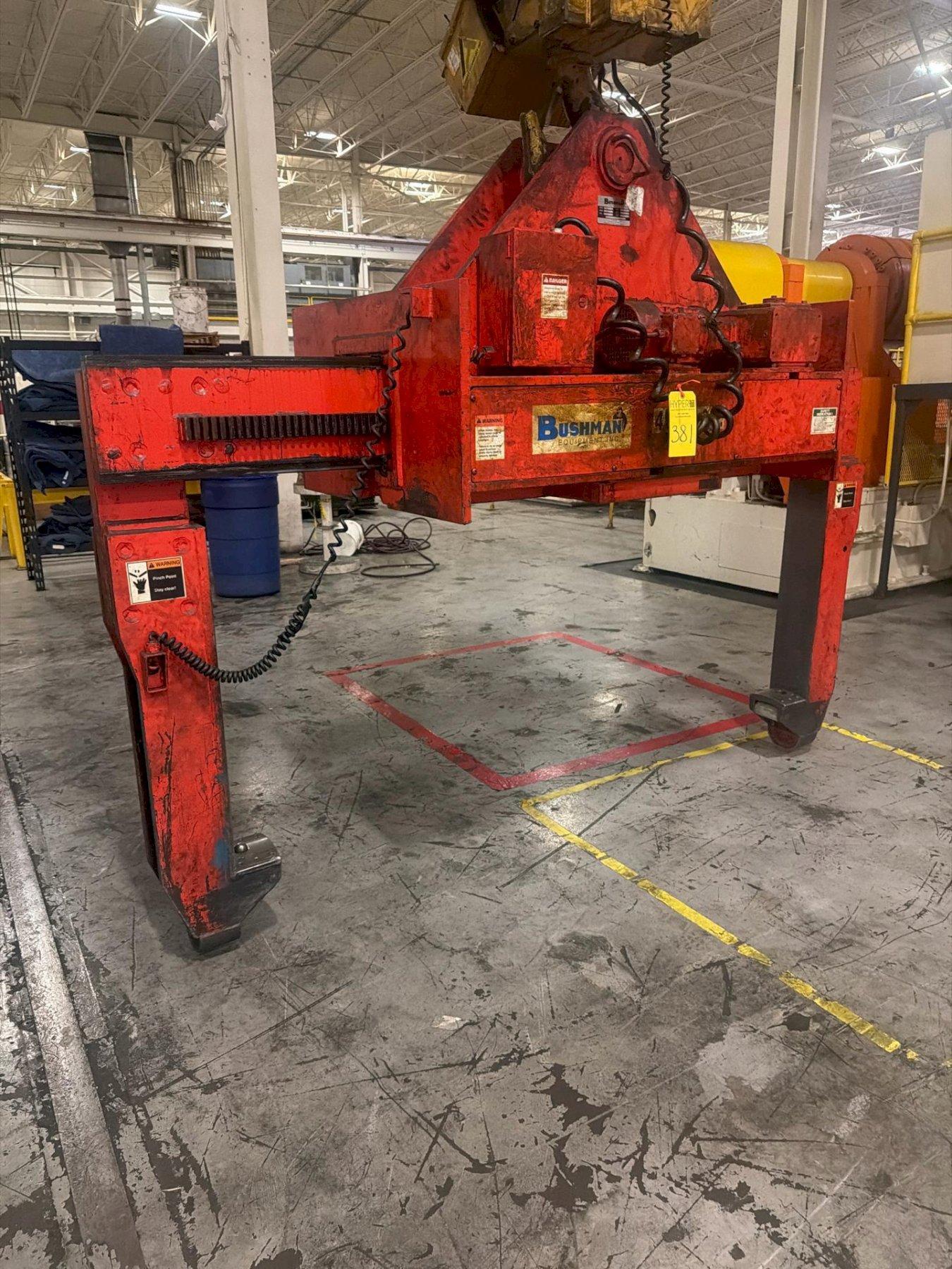 80,000# Bushman Motorized Coil Grabber