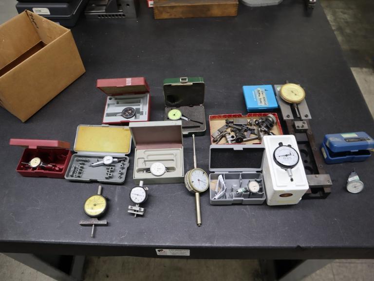 Dial and Travel Indicators, Various Brands and Accuracy- Auction Item