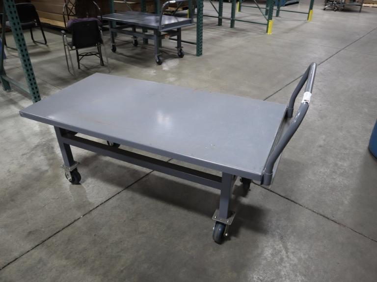 ULINE Steel Shop Cart  - 24" Deck Height- Auction Item
