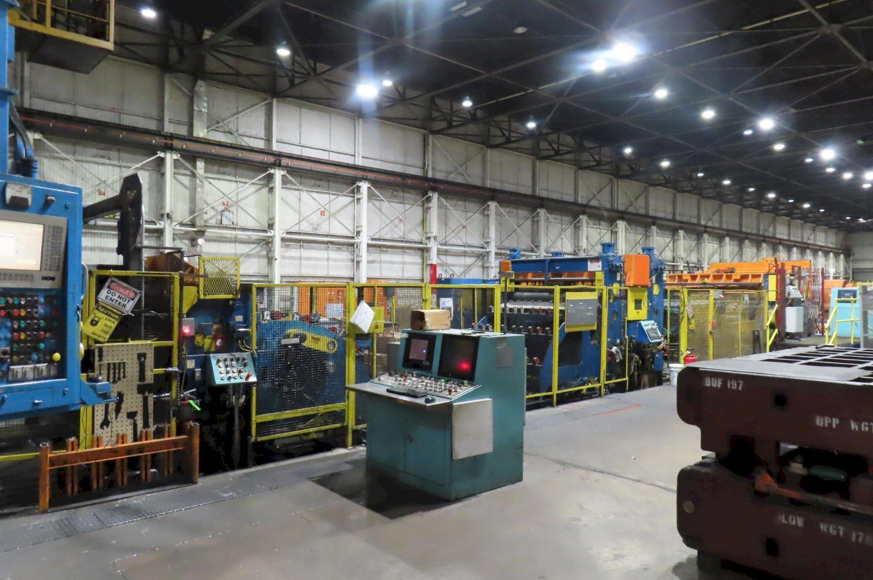 72" Wide x 75,000 Lbs x .100" Automatic Feed (AFCO) 120" Stacker
