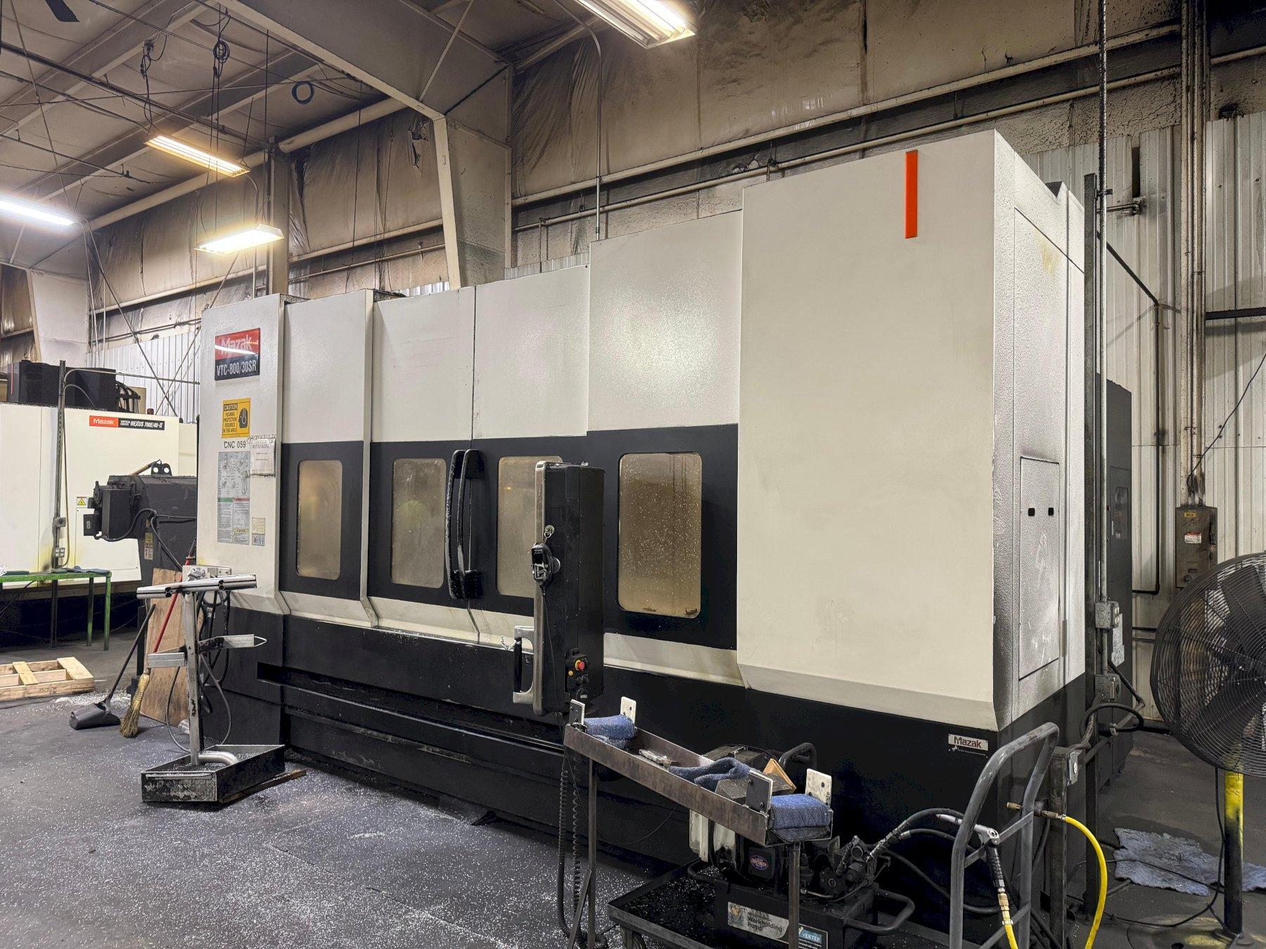 1 - PREOWNED MAZAK VERTICAL MACHINING CENTER, MODEL #: VTC 800E/30SR, S/N: 266047