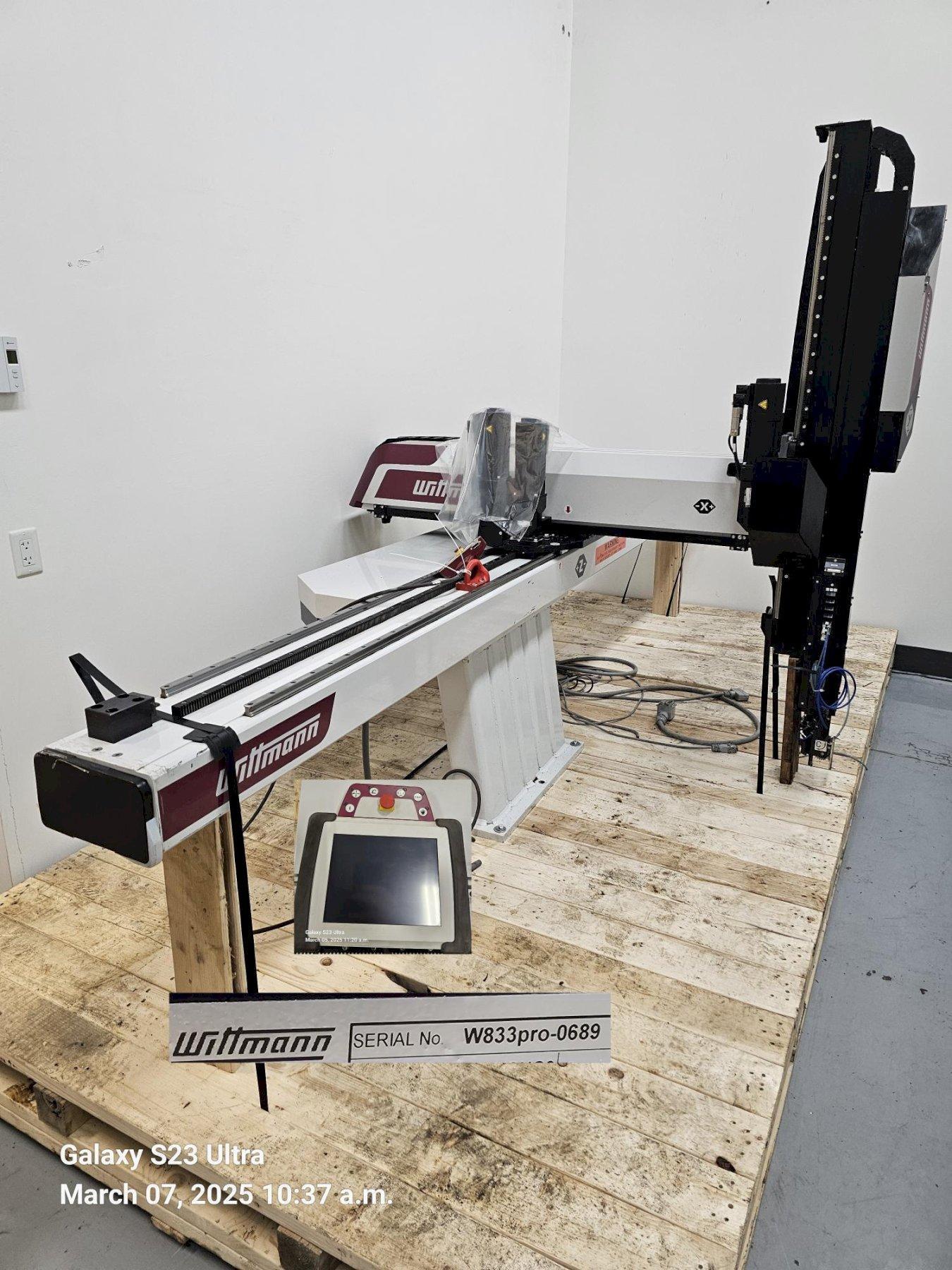 Wittman Used W833 Pro Servo Robot, 300 ton+, yr. 2020 - (5) Available
