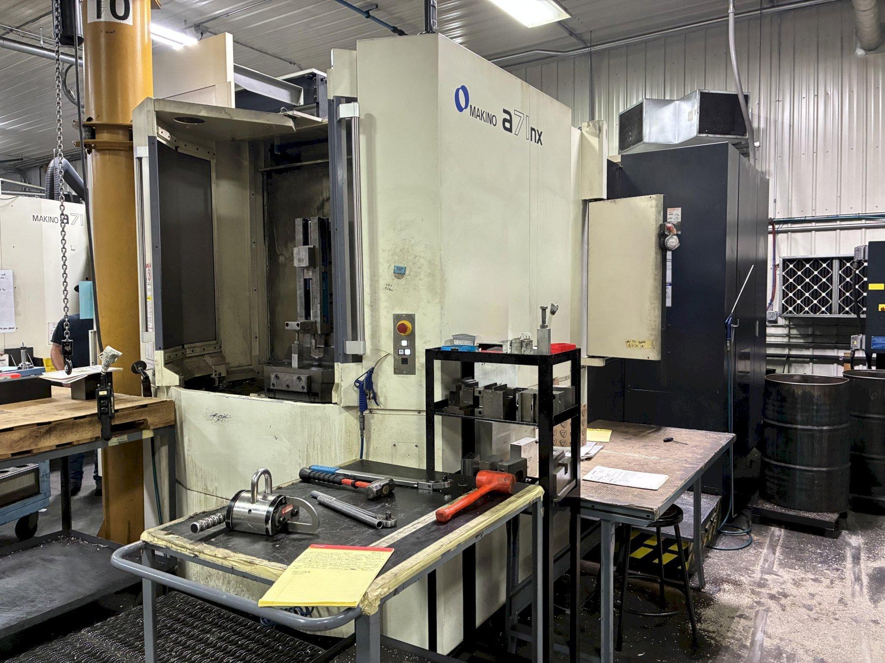 2019 Makino a71NX Used CNC Horizontal Machining Center For Sale