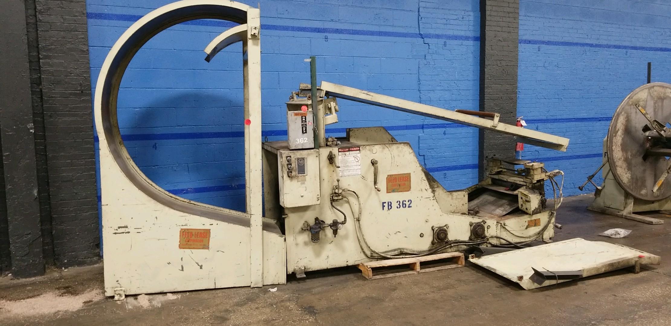 Feed Lease Coil Cradle Uncoiler 10,000 Lbs.