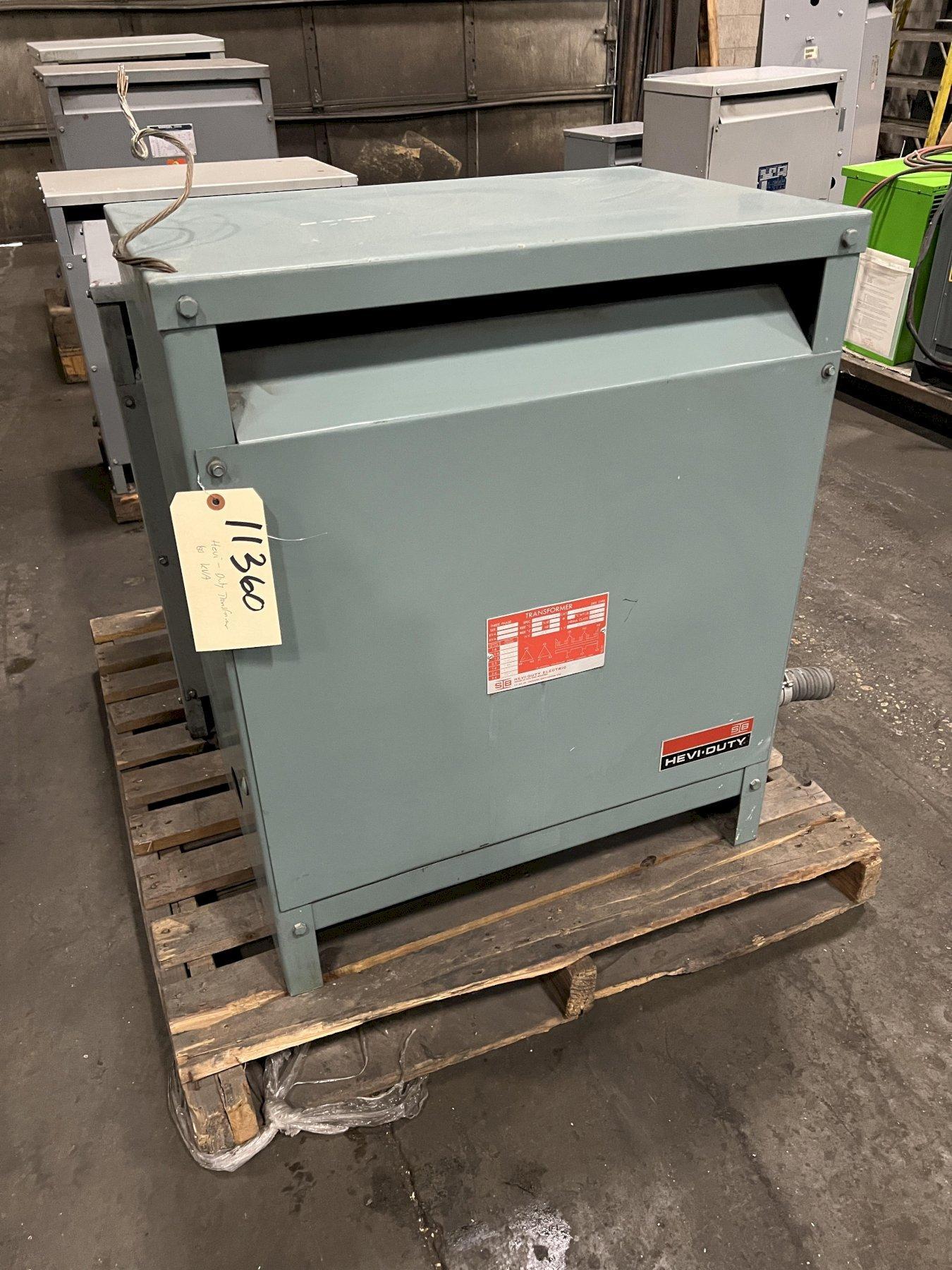 60 KVA HEVI DUTY DRY TYPE TRANSFORMER 480V - 240V