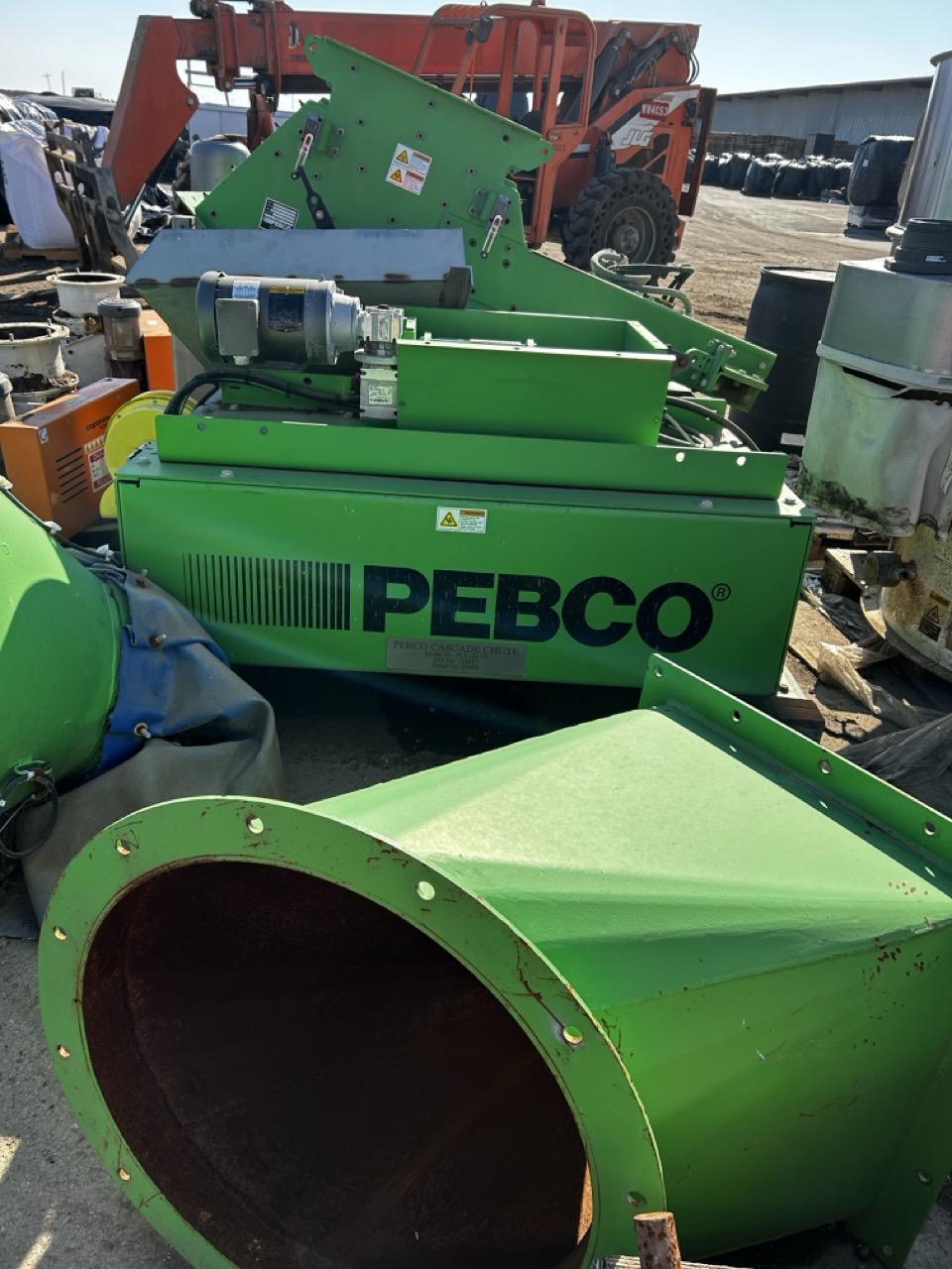 Pebco Cascading Chute with 20” Diverter Gate – Model PCC-29-20 (2018) – For Bulk Material Flow