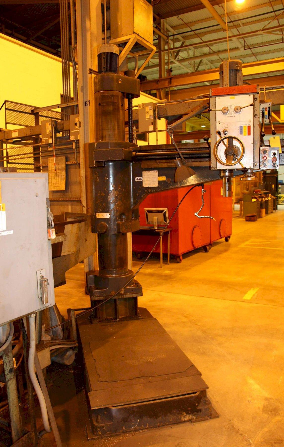 4' X 12' CLAUSING RADIAL DRILL: STOCK #68339