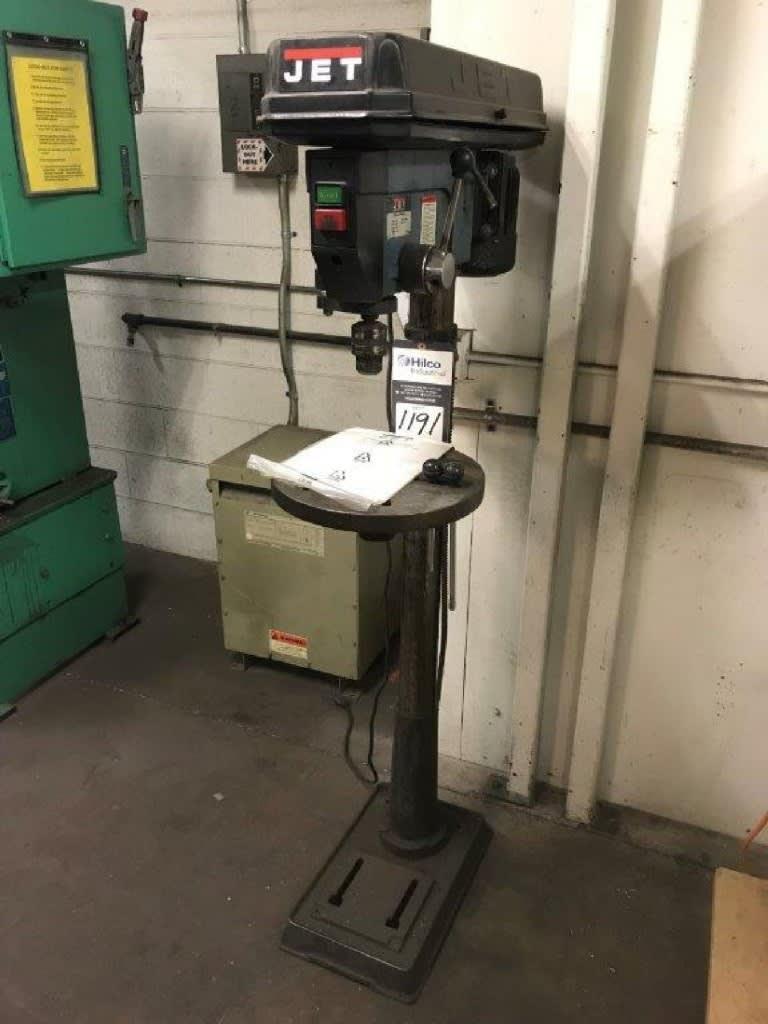 17' JET MODEL #JDP-17MF SINGLE SPINDLE DRILL: STOCK #71985