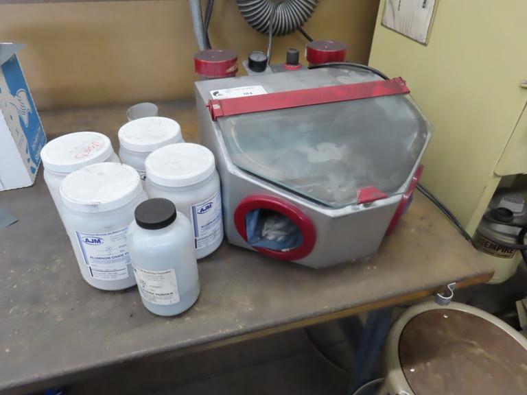 Blast Cabinet w Media- Auction Item