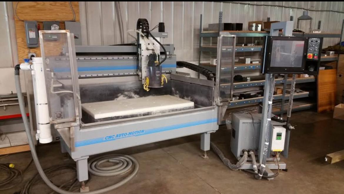 CNC Auto-Motion LS42  3-Axis CNC Limestone Gantry Router, 2019