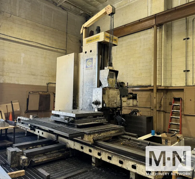 6" G&L G60-T CNC Table Type Horizontal Boring Mill
