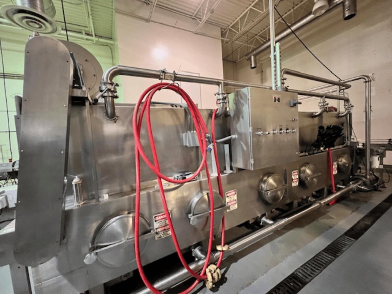 Stainless Steel Spray Tunnel Chiller – 20′ Beverage Cooling Line for Bottles/Cans