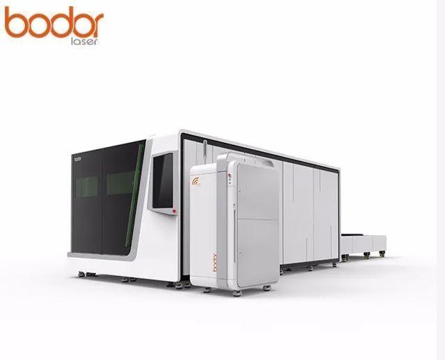 1 - NEW BODOR 12KW P SERIES FLAT PLATE FIBER LASER METAL CUTTING LASER, MODEL #: P3 12KW