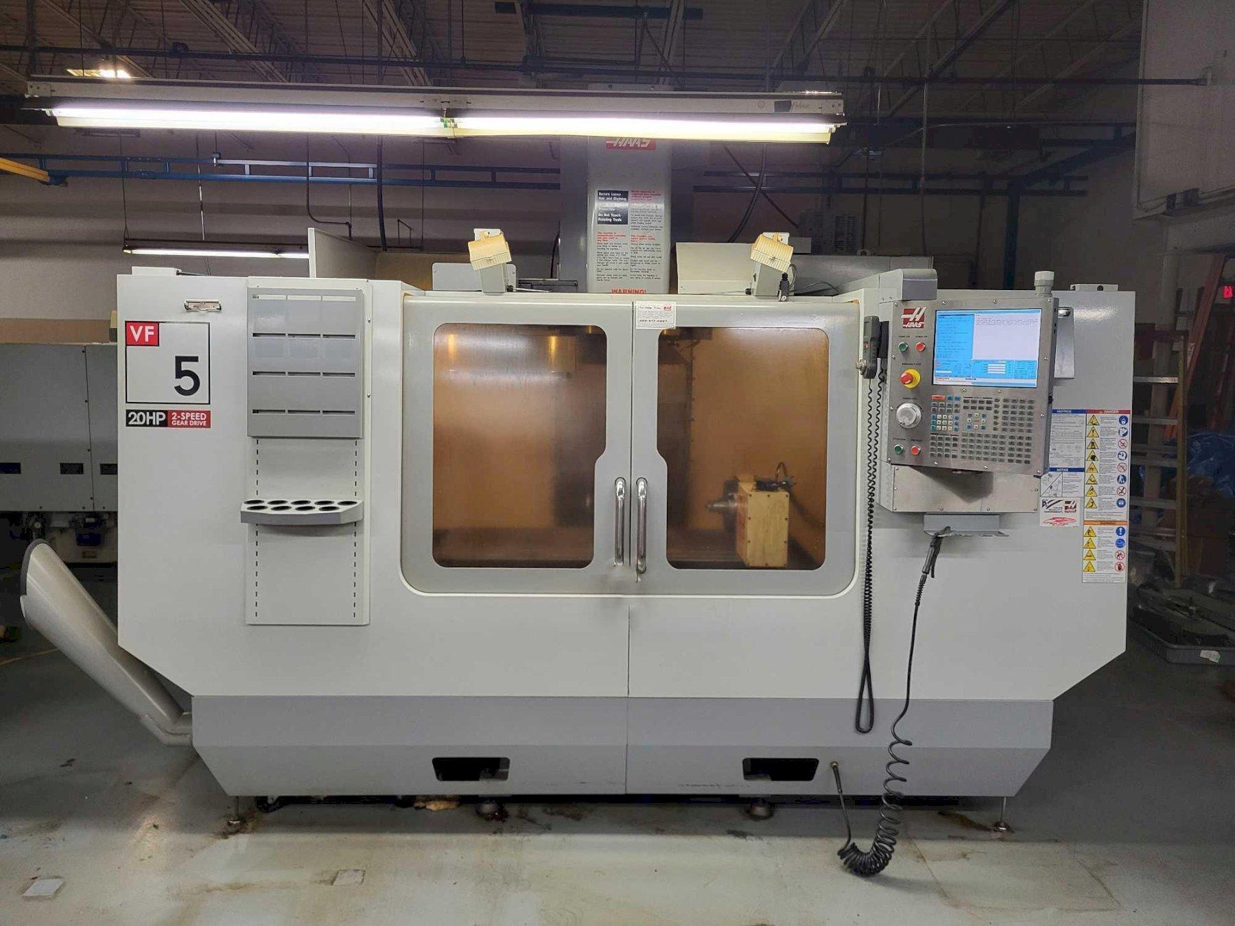 Haas VF-5B/40 CNC VMC, 2009 – Haas Rotary Indexer