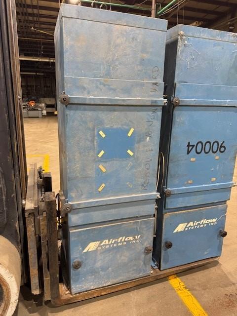 (1) PREOWNED AIRFLOW SYSTEMS MIST COLLECTOR, MODEL#: 2400VOM-BI-CV-PG7L-DL, S/N 245166, YEAR 1999