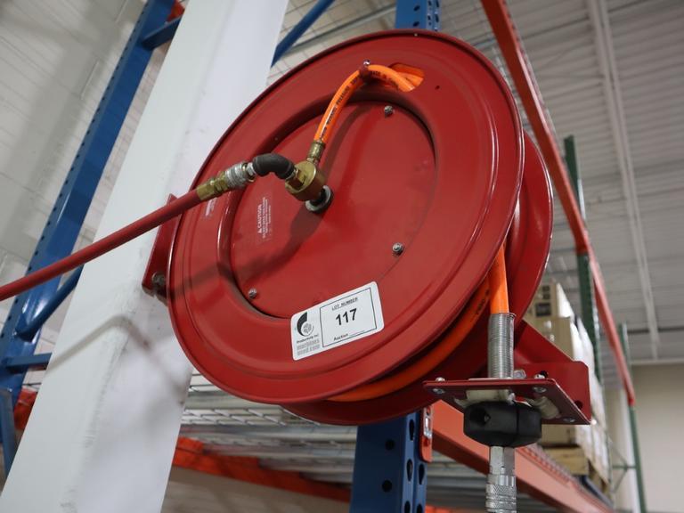 Air Hose and Reel, Wall Mount- Auction Item