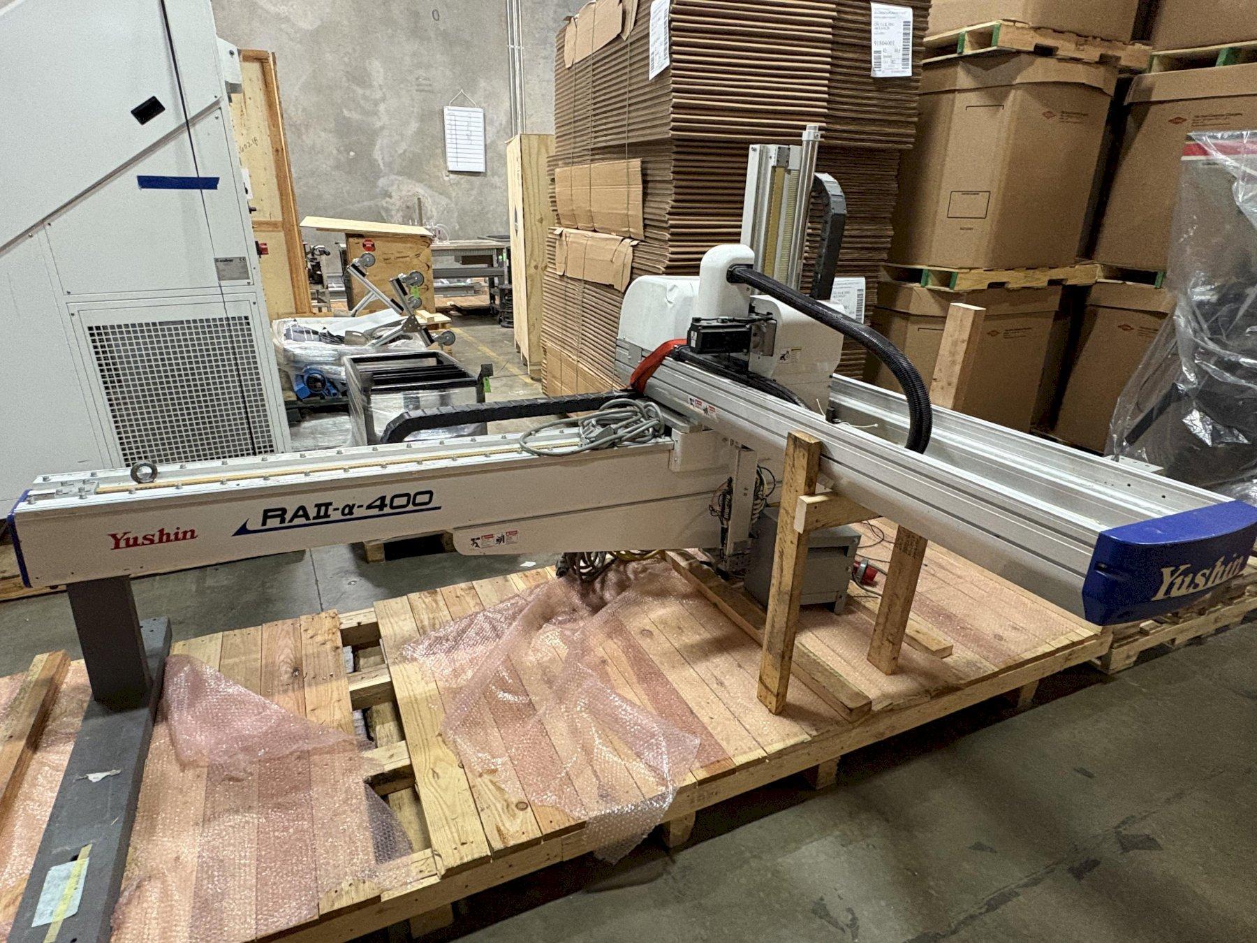 (4) Yushin Used RAII-a-400S-22-13 Servo Robots, 280-450 ton