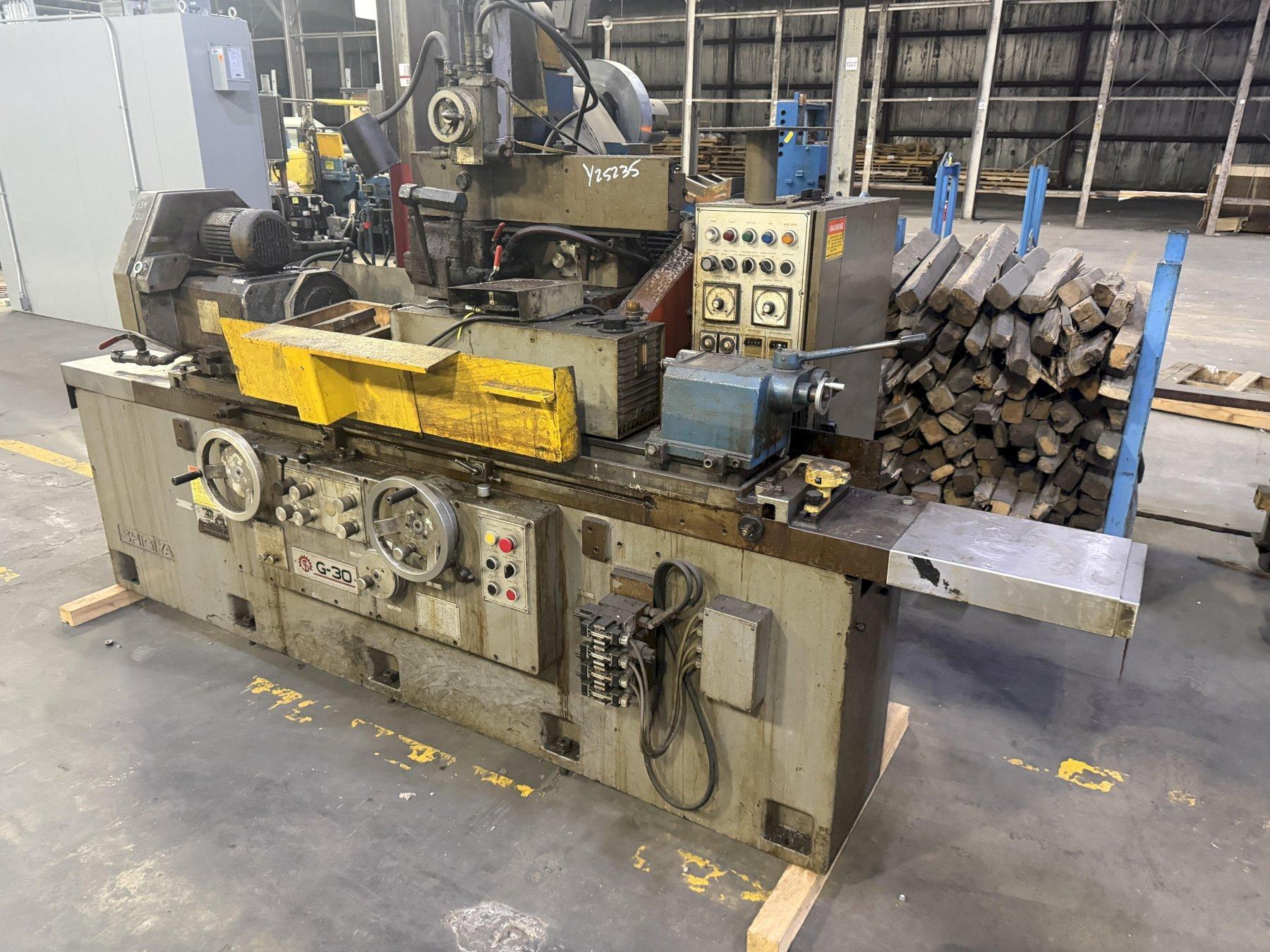 12" X 40" SHIGIYA OKAMOTO MODEL #GUA-30-100 OD HYDRAULIC CYLINDRICAL GRINDER: YOBRO #25235