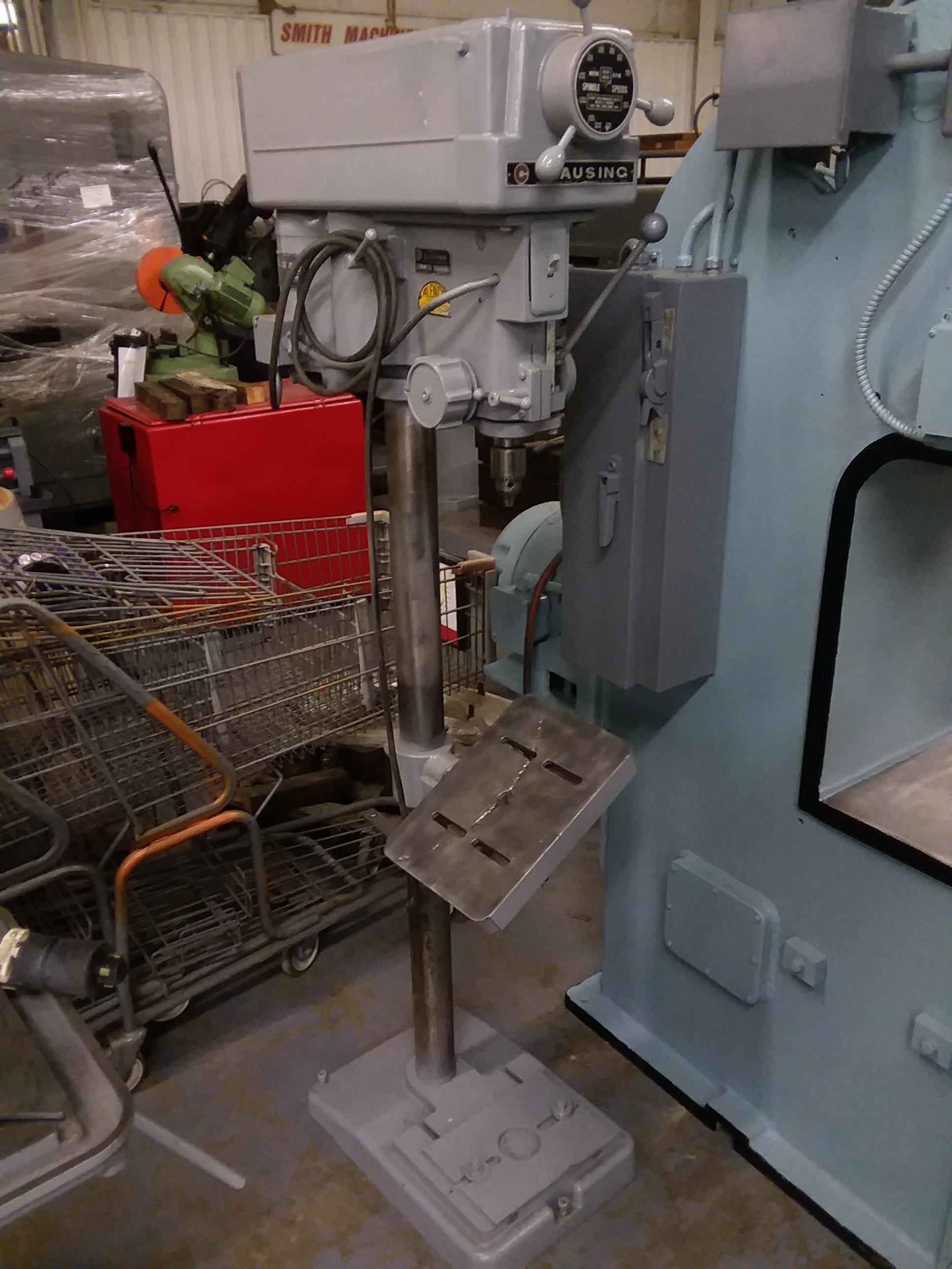 1 - PREOWNED CLAUSING 15 in  DRILL PRESS, MODEL #: 1770, S/N: 515570