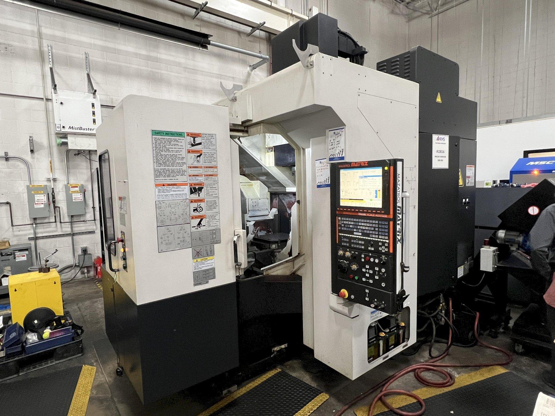 MAZAK VARIAXIS 5 AXIS VERTICAL MACHINING CENTER, MODEL VARIAXIS500-5XII, LOTS OF TOOLING, 2008