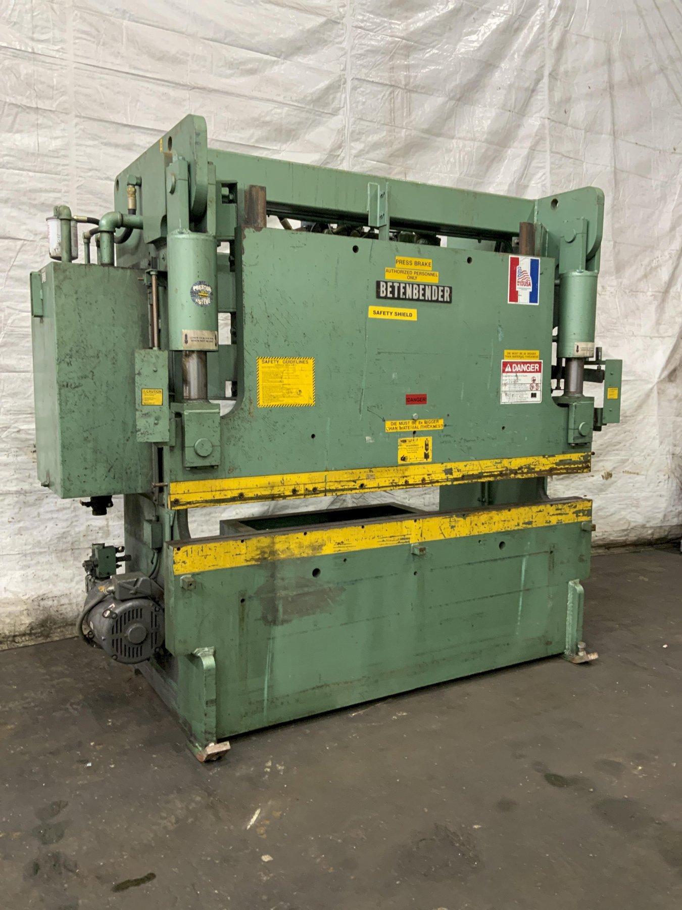95 TON X 8' BETENBENDER HYDRAULIC PRESS BRAKE: STOCK #80833