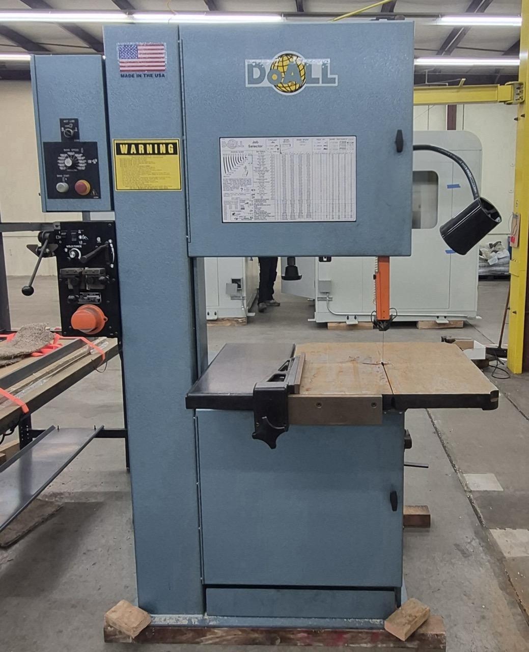 26” x 13” DOALL 2613-v3 VERTICAL BAND SAW-2016