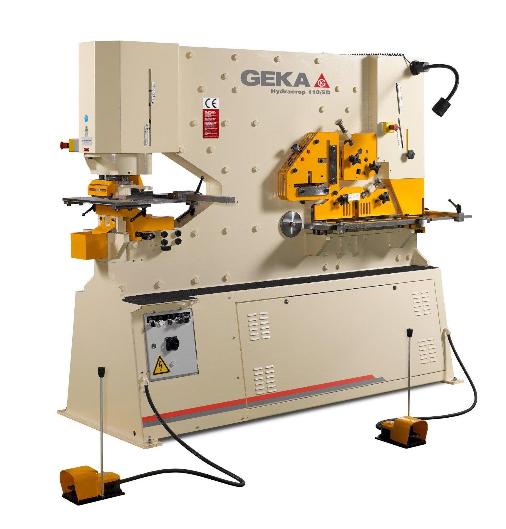 120 Ton Geka Hydracrop 110SD Ironworker, 2025 – W/2-Year Warranty, Brand New