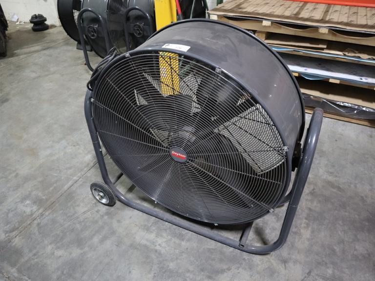 Dayton 36" Shop Fan, Portable on Wheels- Auction Item