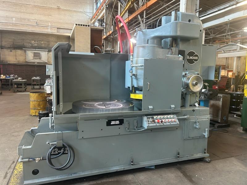 Partial Rebuilt Blanchard #22-42 Vertical Spindle Rotary Surface Grinder, Serial # B13-10-116