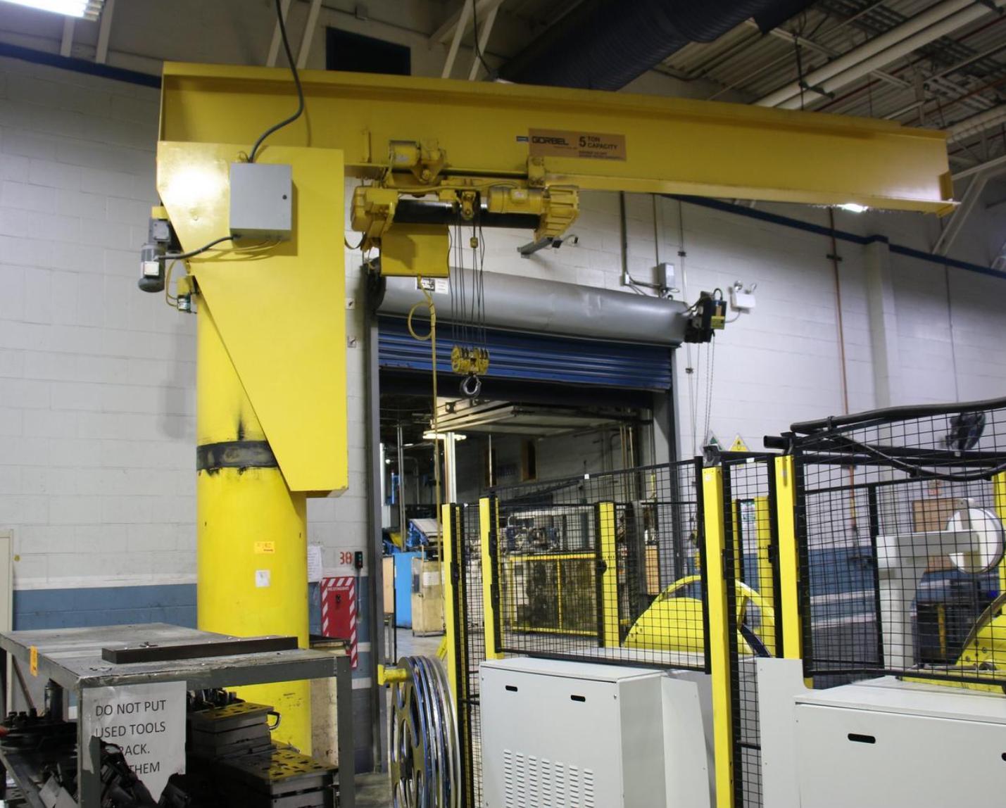 5 TON X 15' GORBEL JIB CRANE: YOBRO #26057