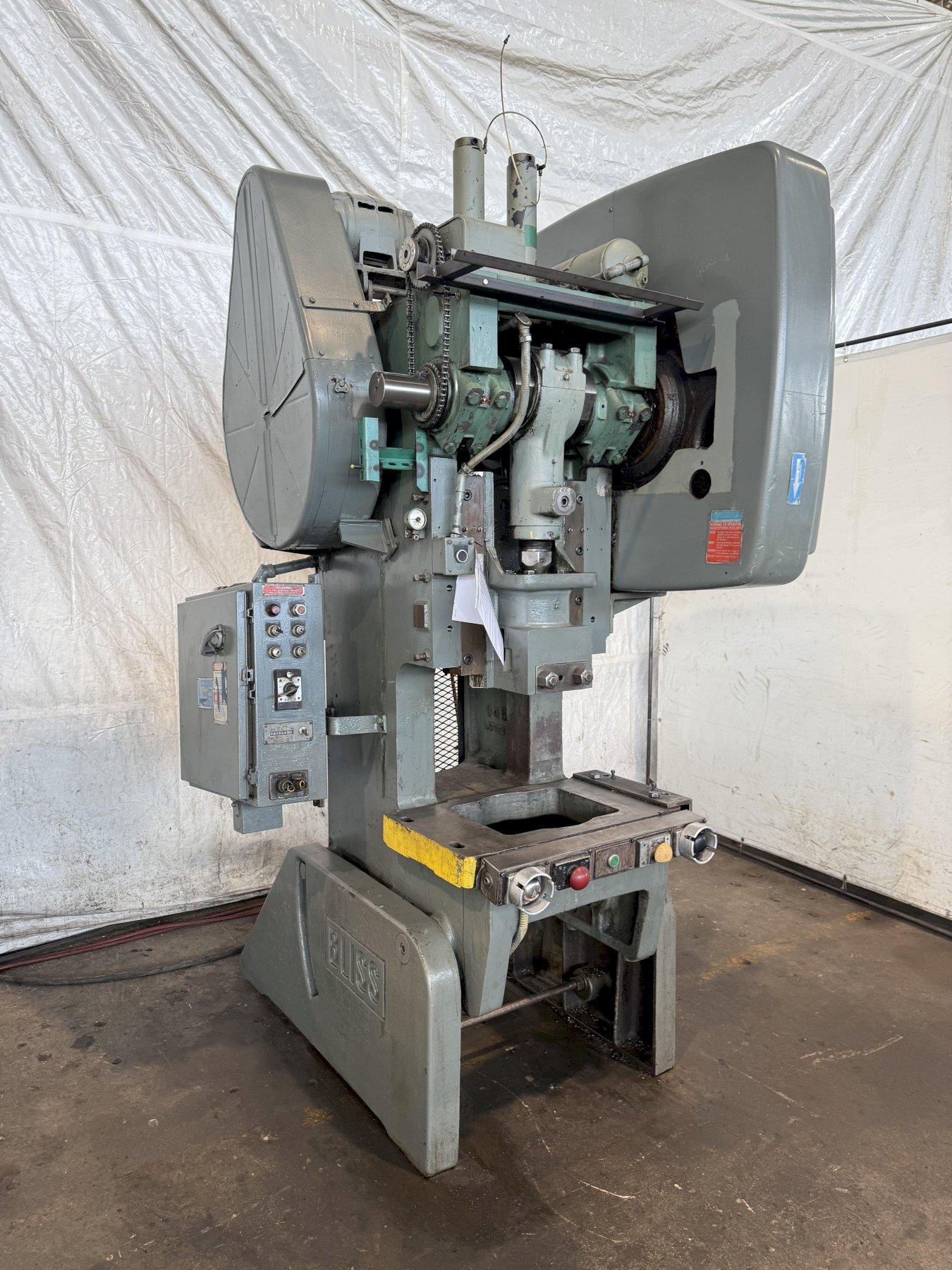 45 TON E-W BLISS C-45  BACK GEARED OBI PRESS. STOCK # 0662925