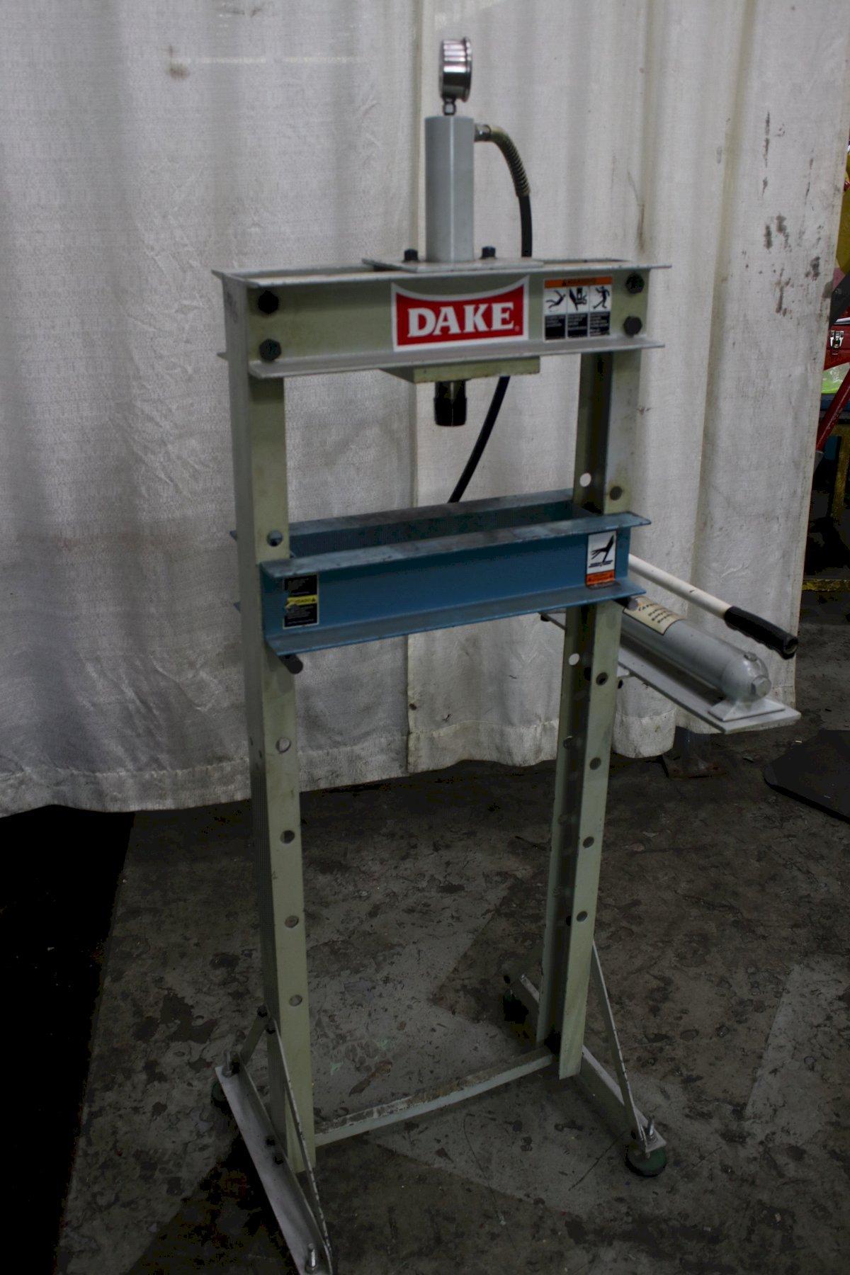 10 TON DAKE H FRAME PRESS: STOCK #75647