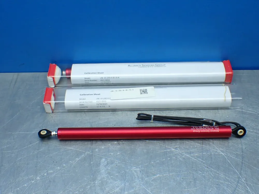 ALLIANCE SENSORS GROUP 2 LINEAR VARIABLE INDUCTIVE TRANSDUCER POSITION SENSORS  -  LRE-19-200-R-00-10-A