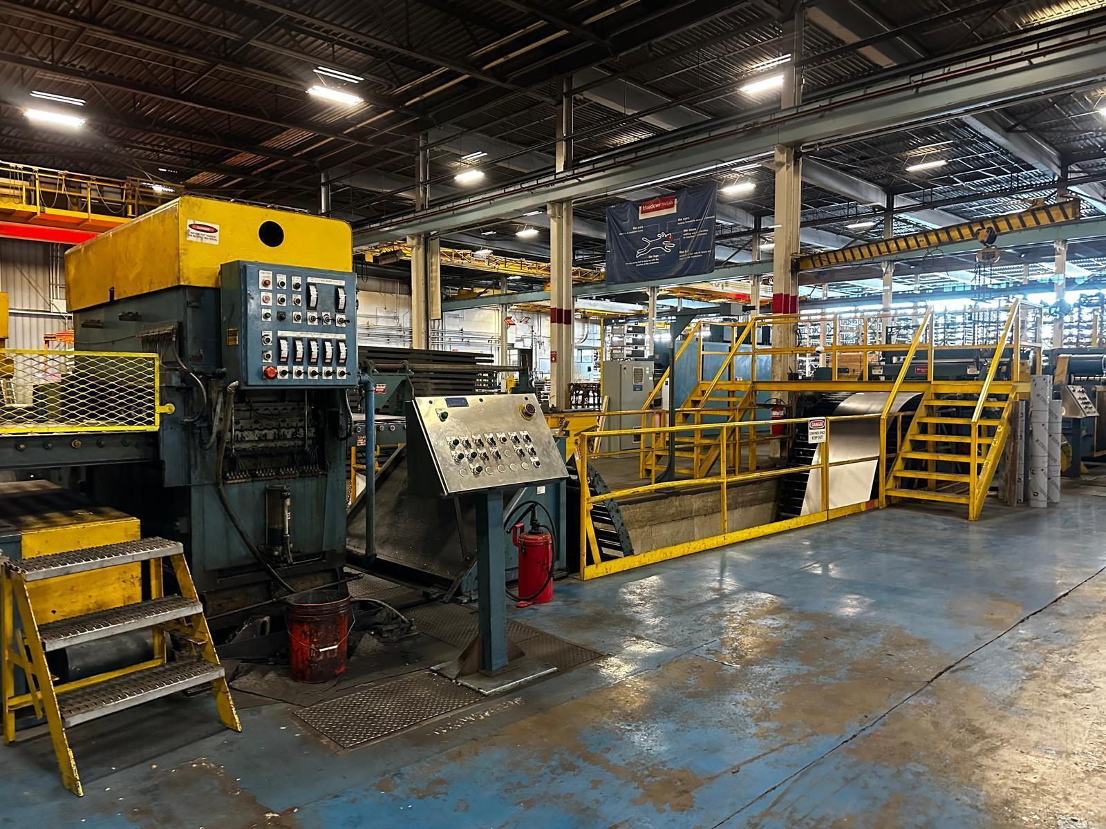 60" x 40,000# Cincinnati/Braner Loop Cut-To-Length Line with Herr Voss 6HI Leveler