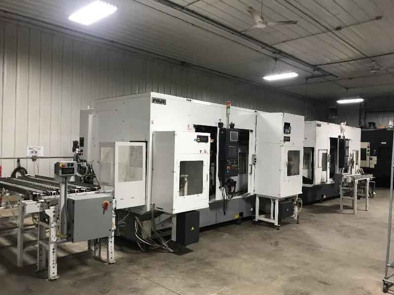 Fuji ANW41T CNC Twin Spindle Automated Lathe