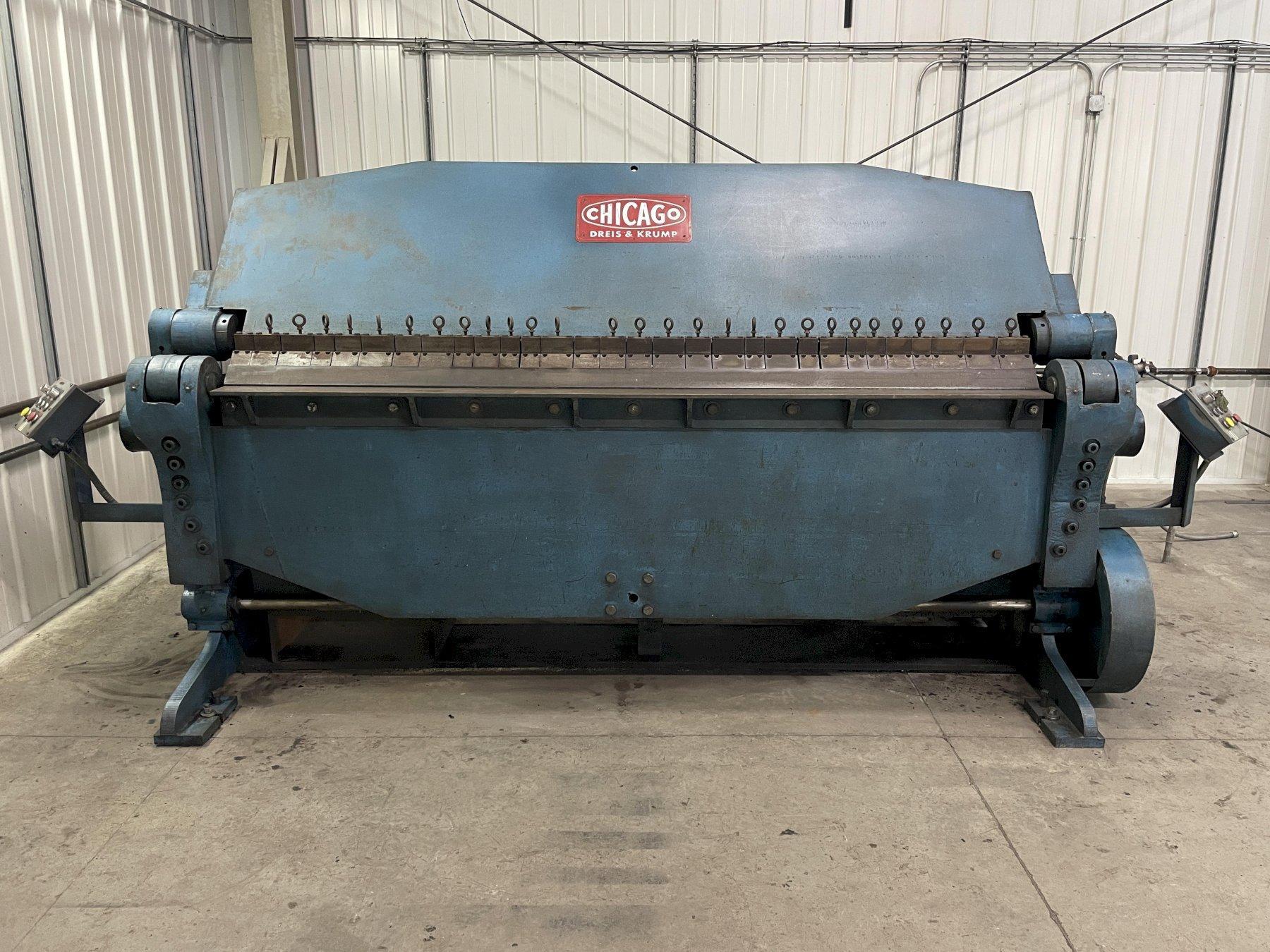 Brake, Chicago 10' X 1/4" Power Box and Pan