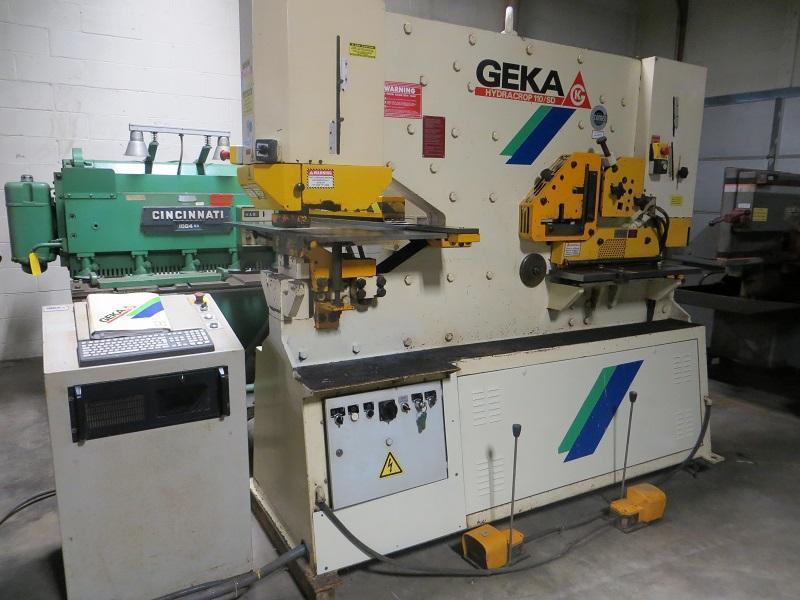 GEKA HYDRACROP 110SD W/ SEMI PAXY - CNC IRONWORKER w/ Productivity Package
