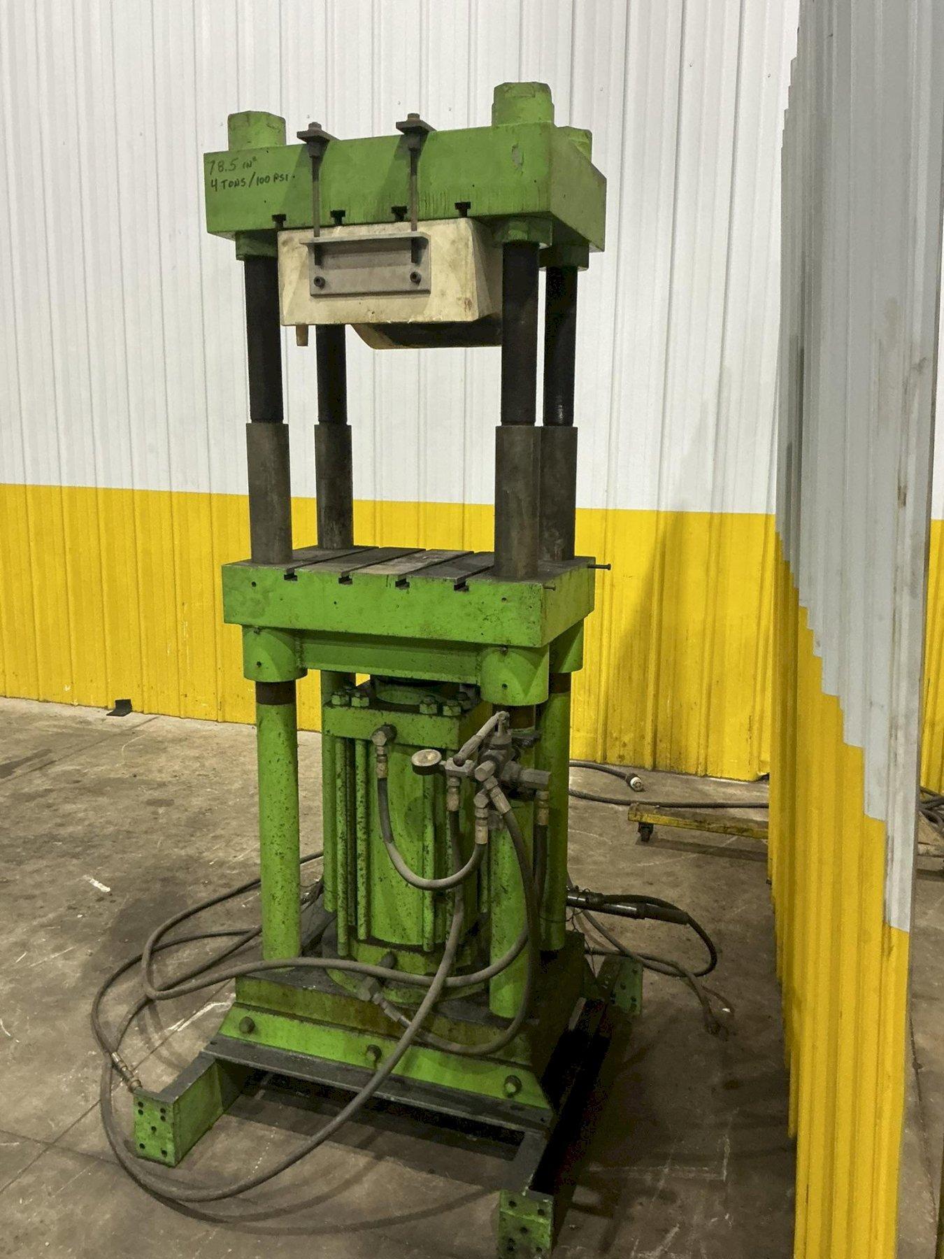 HYDRAULIC 4-POST UPACTING PRESS: YOBRO #25324