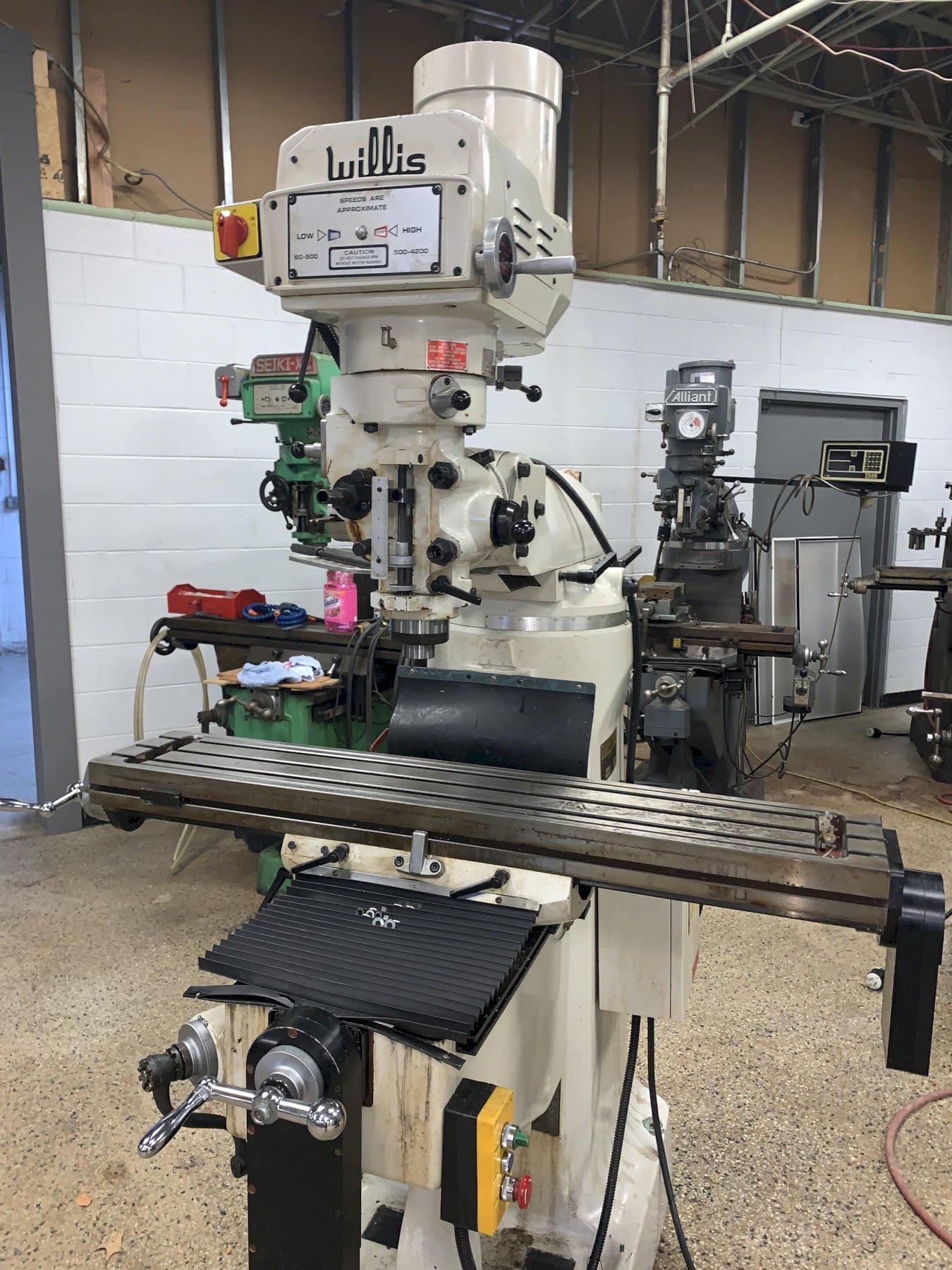 Willis Variable Speed Vertical Mill, S/N 991168S.