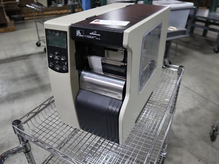 Zebra 110Xi4 Label Printer, 203 dpi, 4" Wide Label Cap- Auction Item