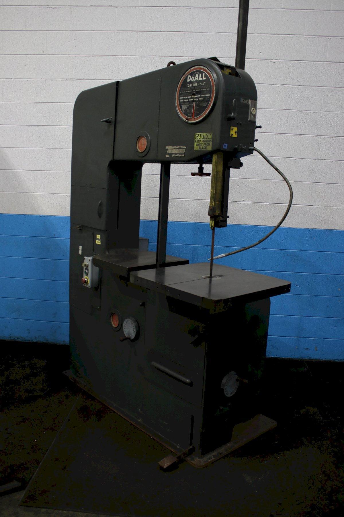 36" DOALL EXTRA HIGH VERTICAL BAND SAW: STOCK #76206